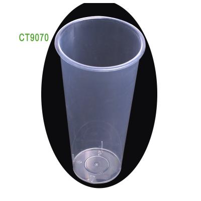 China Affordable Wholesale Custom Restaurant Fast Food Takeaway Disposable Plastic Cups Beverage Prices for sale