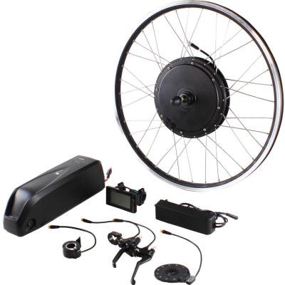 China High Quality Electric Bike Front Rear Hub Motor, Factory Price 20-28 Inch 700C E-Bike Ebike Conversion Kits With KGR104LH Battery for sale