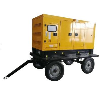 China 200kw Cummins Diesel Trailer Generator Power Generator Featuring 24V DC Electric Start for sale