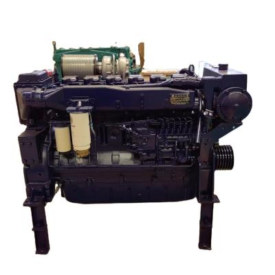 China 350hp Weichai Marine Diesel Engine With Gearbox WD10C WD12C 1035*694*1000 Dimensions for sale