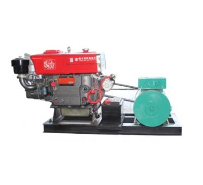 China 360KG 15KW Air Cooled Single Cylinder Changchai Diesel Engine Generator With Radiator for sale