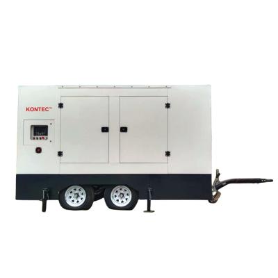 China 160kw Cummins Engine Silent Diesel Generator Trailer Type 1800RPM Russian Control System for sale