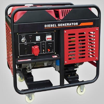 China 220V Dynamo Electric Start 5.5KW Single Phase Generator Set with IP23 Protection Class for sale