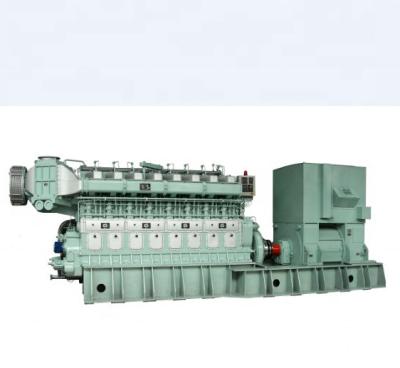 China CE/ISO9001 Certified 1MW 2MW 3MW Heavy Oil Tire Oil Gas Generator for Power Station and Ship for sale