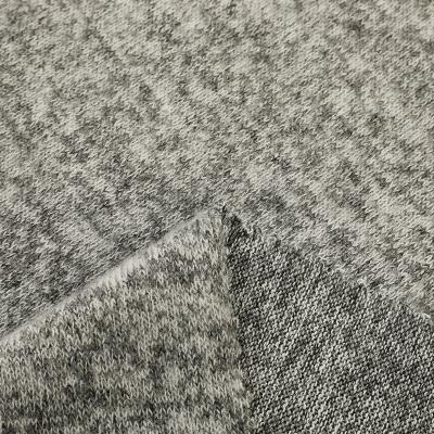 China Eco-Friendly Fancy Design Wholesale Light Weight Knitted Solid Suede Knitted TR Woolen Fabric For Pants for sale