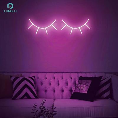 China High Quality Fashionable Buildings New Home Decors Design Led Manufacturer Wick Neon Sign for sale