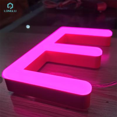 China Illuminated 3d buildings led acrylic outdoor and indoor led neon signs for home bar for sale