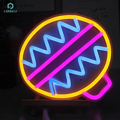 China Buildings Selling Best Electronic Letters Dream Color Light Cable Rope RGB Led Cafe Neon Signs for sale