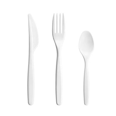 China CPLA Disposable Biodegradable Compostable Cutlery Set Eco-friendly Knife Fork Spoon for sale