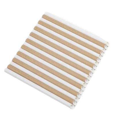 China Amazon Hot Sale 196mm Disposable Hot Sale Colorful Paper Straws With Gold Color for sale