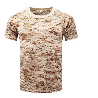 China Eco-Friendly Desert Digital Military Uniform Desert Camouflage T-shirt 100% Cotton T-shirt Camouflage for sale