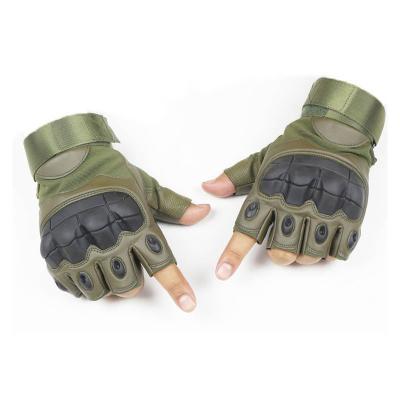 China Custom Outdoor Breathable Army Military Knuckle Hard Gloves Comfortable for sale