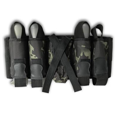 China Universal 4+1 Vertical Paintball Harness Pod Holder Belts Holds 4 Paintball Pods for sale