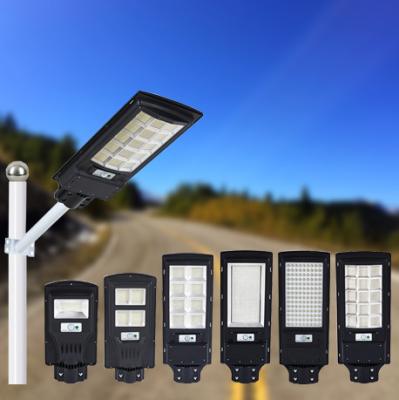 China Commercial HIGHWAY 100w 150w 200w 300w 400w 1000w road road all in one integrated led waterproof outdoor solar street light with pole for sale