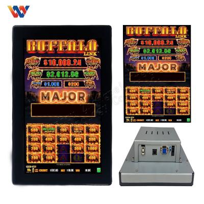 China 10.1 Inch 3M Touch Screen Game LCD Monitor Buffalo Link Indoor Game With VGA DVI For Sale for sale