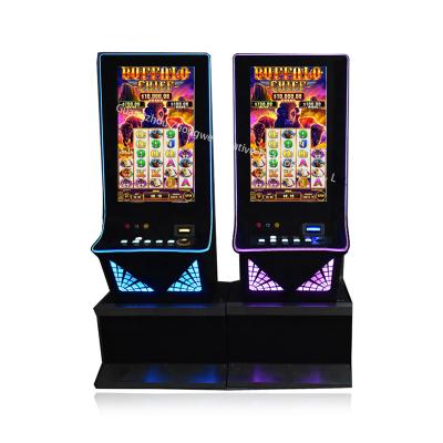 China 2021 Chief New Metal+acrylic+plastic Video Games Bufalo LCD Screen Curved Slot Game Machine for sale