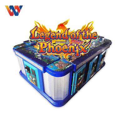 China Metal+acrylic+wood fish shooting game betting machine fish game 3d table fishing game cabinet 8 player fish table for sale