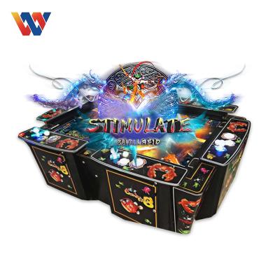 China Metal+acrylic+wood fish table game hunter fishing game 6 players 55inch fishing machine table fish management for sale