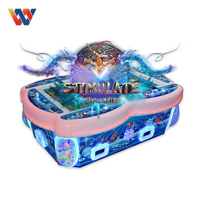 China Metal+acrylic+wood 3d fish table game machine fish game table game fishing game cabinet 8 player fish table for sale