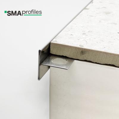 China SMA Modern Stainless Edge Trim For Kitchen Worktop Marble Corner Trim For Worktop for sale