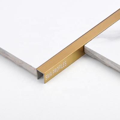 China Supply Modern Professional Gold Drywall Trim Titanium Stainless Steel SMA China Tile Trims Tiles Etc Interior Tile Profile U of decoration for sale