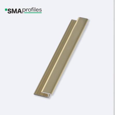 China Modern Custom Aluminum SMA Profile Tiles Metal Transition Strips Aluminum Tile Trim for sale