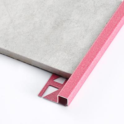 China Modern Tile Exw Price Strip Edge Trim Aluminum Tile Corner Profile For Floor Or Wall for sale