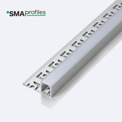 China For cabinet SMA white led aluminum strip led corner channel corner profile led light for sale