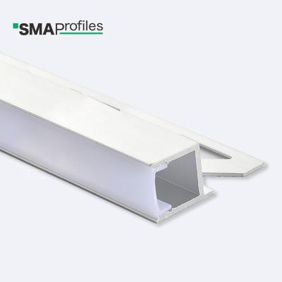 China For Triangular Cabinet SMA Aluminum Profile For Led Light Round Shaped Led Aluminum Profile Corner for sale