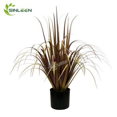 China Shenzhen Best Selling Home Decoration Indoor Colorful Artificial Onion Grass Plant In Pot for sale