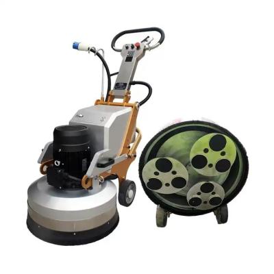 China 220V Floor Grinding Polishing Machine 550mm Polisher Grinder With Adjustable Speed Te koop