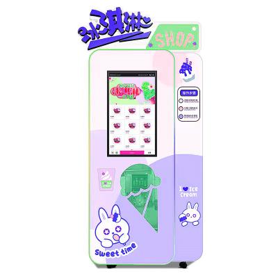 China Ice Cream Vending Machine Robot Soft Ice Cream Vending Machine for sale