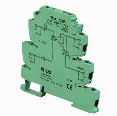 China MRA-23D5 5A Smart SSR Interface Solid State Relay Ultrathin DC AC Input: 3V 5V 12V 24VDC MRA-23D5 for sale