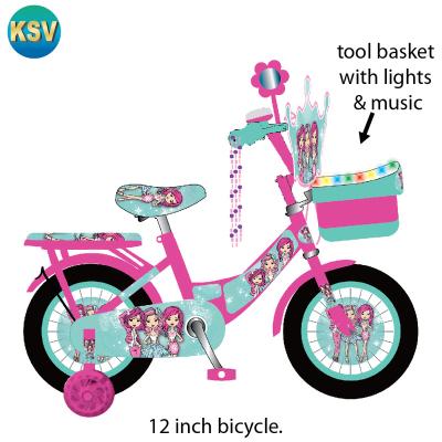 China Steel Wholesales Pink Mutil Industrial Color Mountain Climb New Model Children Bikes With Basket For Age 3-12 Years Old for sale