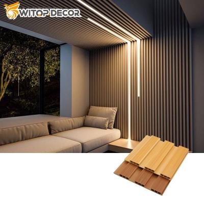 China High Quality Waterproof+ECO-Friendly Wpc Wall Panel Wood Cladding Wood Panel Plastic Composite Wpc Wall Panel for sale