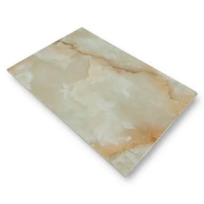 China PVC Recyclable Marble High Glossy UV Panel For Interior for sale