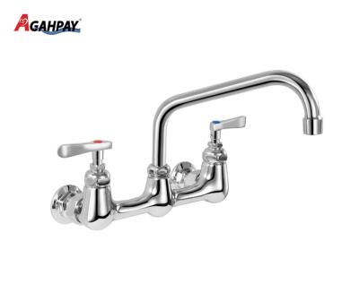 China Stylish Commercial Kitchen Faucet Gooseneck 8 Inch Thermostatic Faucets Best Rated For Corrosion Resistance for sale