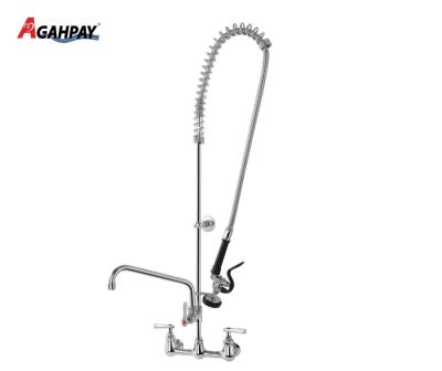 China Thermostatic Faucets 47 Inch Hose Commercial Kitchen Faucet With Long Water Saving Sprayer Valve Spout Best Rated For Corrosion Resistance for sale