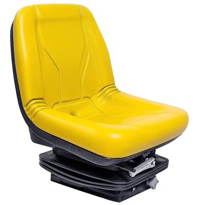 China Tractor Seat With Comfortable Suspension China Wholesale Forklift Replacement Lawn Mower Yellow Compact Tractor Seat For Farm Garden Vehicles for sale