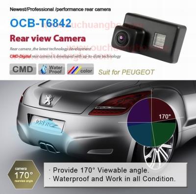 China Ouchuangbo in stock New Special parking camera night vision for Peugeot 207 206 307 407 very cheaper price for sale