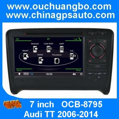 China Ouchuangbo radio gps multimediastereo for Audi TT 2006-2014 with USB SD swc OCB-8795 for sale