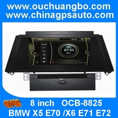 China Ouchuangbo car radio gps navigation BMW X5 E70 X6 E71 E7 8 inch HD digital touch screen SD for sale