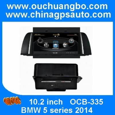 China Ouchuangbo Car DVD GPS navi Radio Player for BMW 5 series 2014 S100 USB SD AUX swc SD MP3 for sale