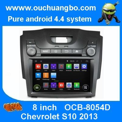 China Ouchuangbo Car Radio GPS Stereo Multimedia Kit for Chevrolet S10 2013 Android 4.4 3G Wifi AUX input OCB-8054D for sale