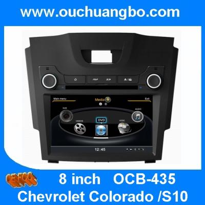 China Ouchangbo car DVD gps navi head unit Chevrolet Colorado S10 support DVR MPEG4 BT phonebook for sale