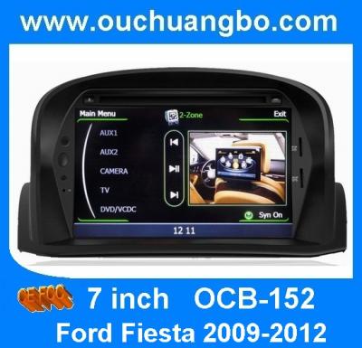 China Ouchuangbo S100 Platform Auto DVD Player Ford Fiesta 2009-2012 GPS System Headunit Radio Bluetooth USB OCB-152 for sale