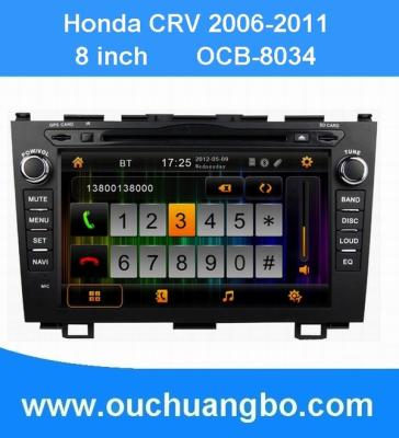 China Auto dvd player for Honda CRV 2006-2011 with GPS navigation system Steering wheel control OCB-8034 for sale