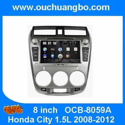 China Ouchuangbo Auto Radio Stereo Multime DVD Player for Honda City 1.5L 2008-2012 GPS Navigation iPod USB RDS OCB-8059A for sale