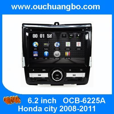 China Ouchuangbo Car DVD GPS Navigation Stereo Multimedia for Honda city 2008-2011 OCB-6225A for sale