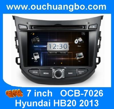 China Ouchuangbo car radio for Hyundai HB20 2013 with iPod bluetooth OCB-7026 for sale